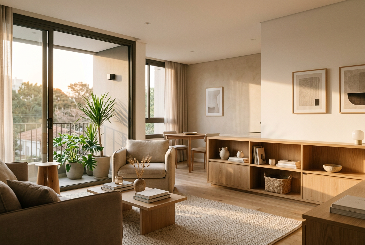 apartamento decorado escitorio