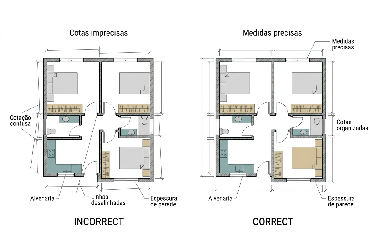 NBR 6492 (norma brasileira que orienta a documentação técnica de projetos de arquitetura) oferece a base