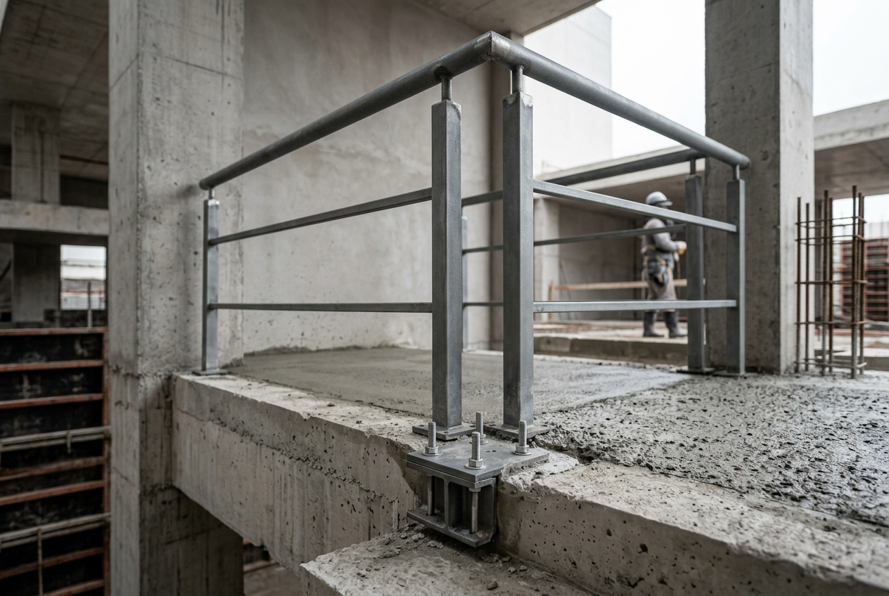 Altura guarda-corpo: guarda-corpo de concreto