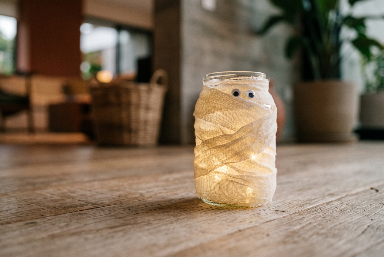 DIY Decoração de Halloween: Faça um Cachepô Iluminado - Viva decora