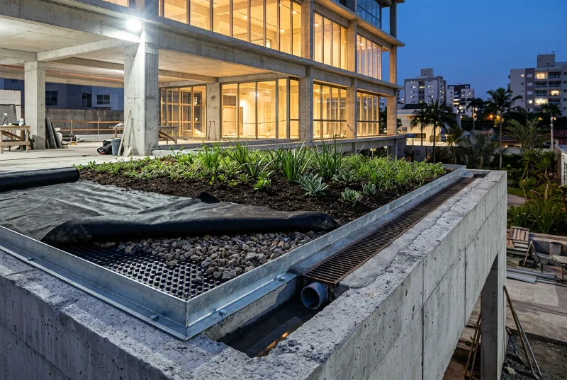 Cidade esponja projeto: aplicação no lote
