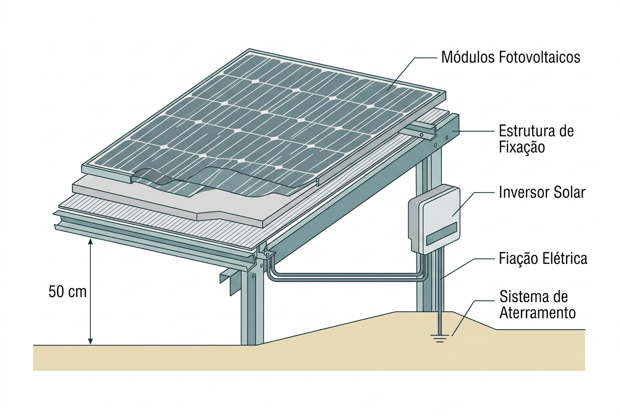Energia Solar: Guia de Funcionamento e Instalação em 2026
