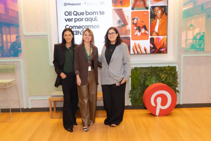 Ana Oliva (Japi Garden), Aline Faria (Viva Decora) e Stella Marques (Pinterest)