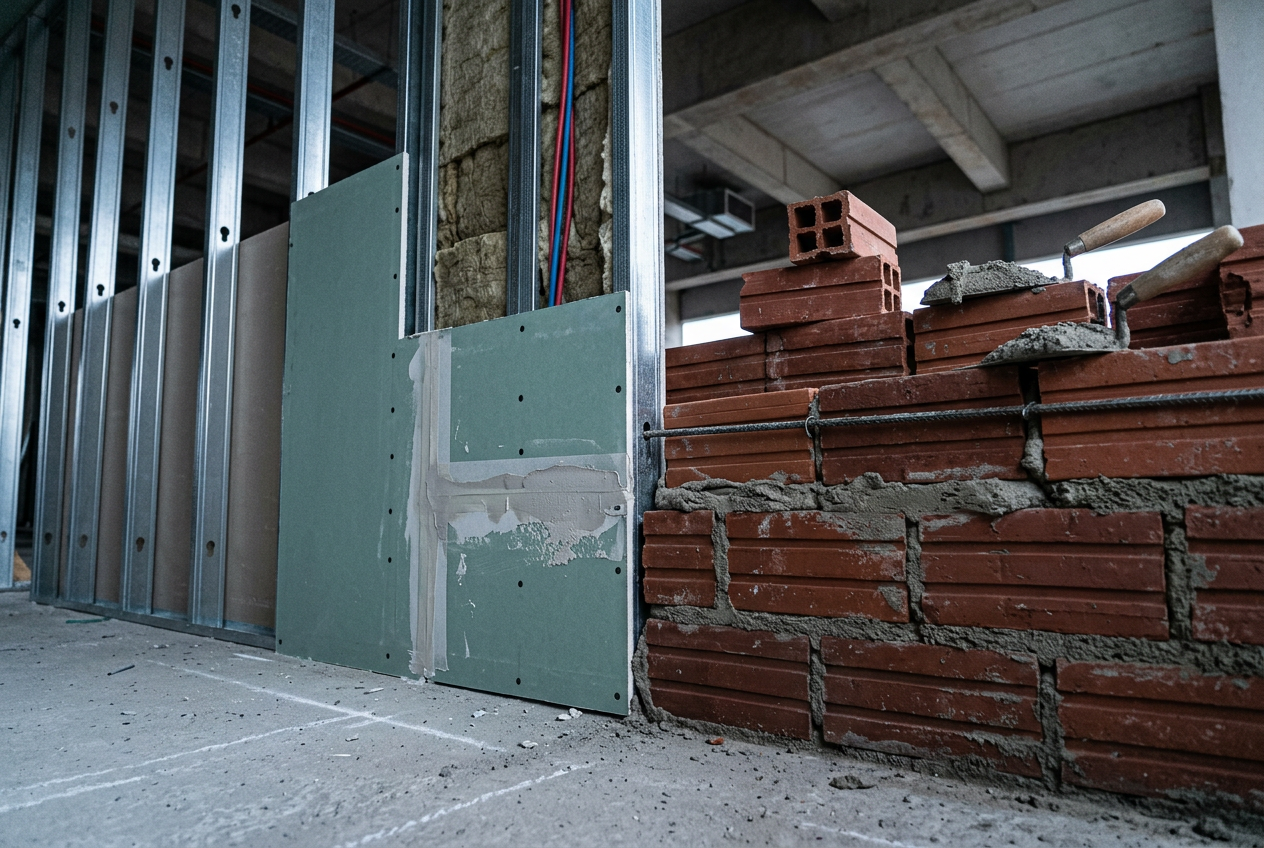 indústria 4.0 na construção civil: alvenaria vs drywall