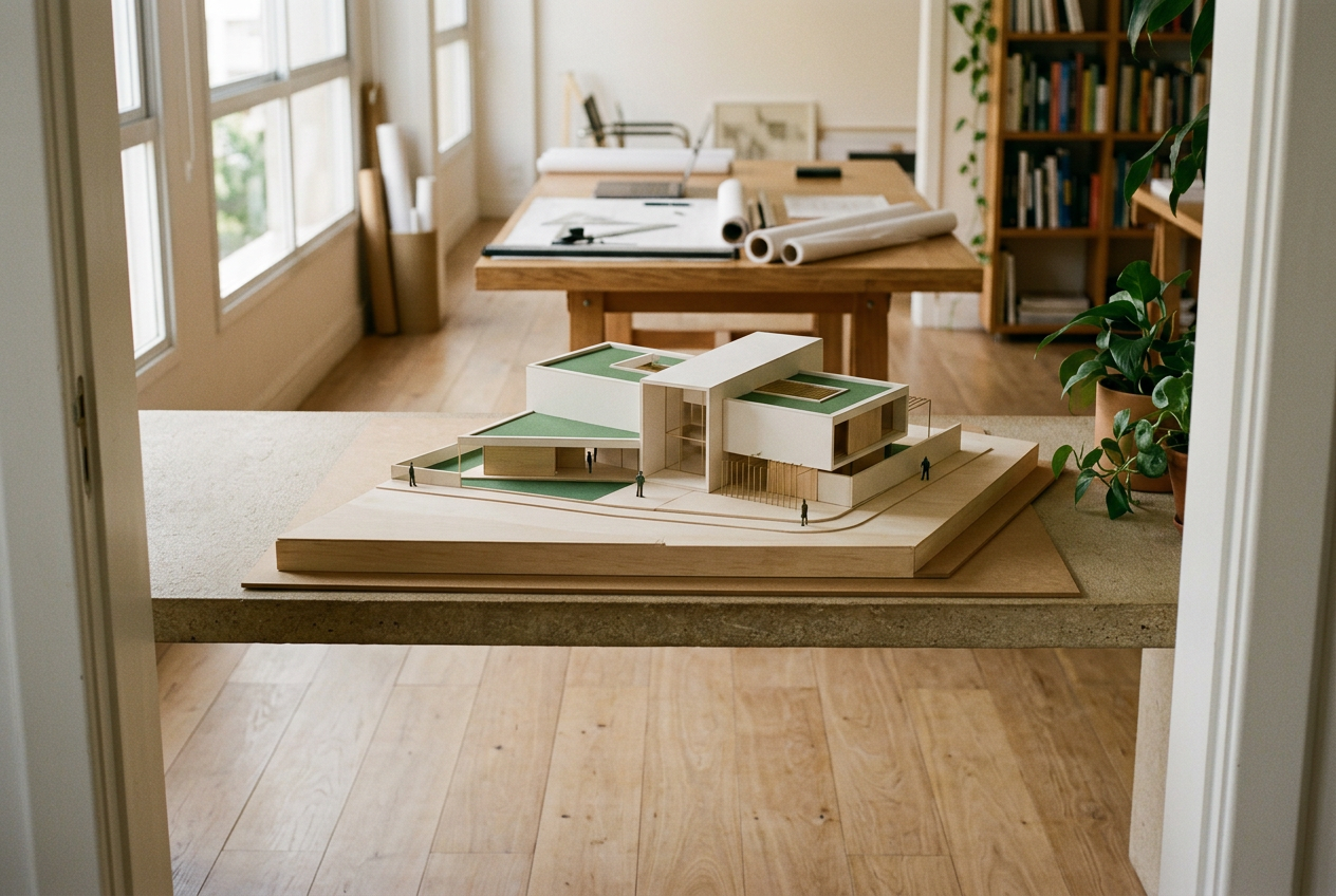 Infográfico - Maquete de Arquitetura