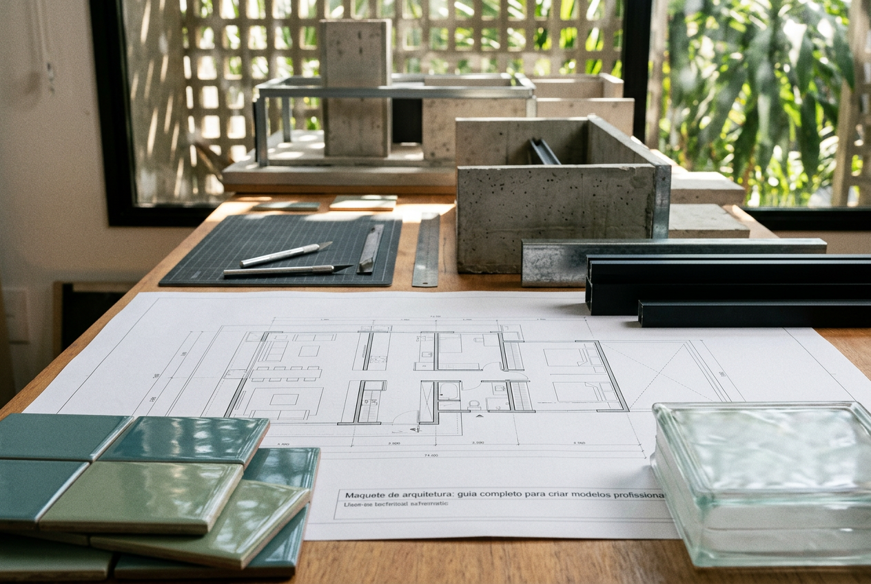 Maquete de arquitetura: miniaturas para maquete de arquitetura