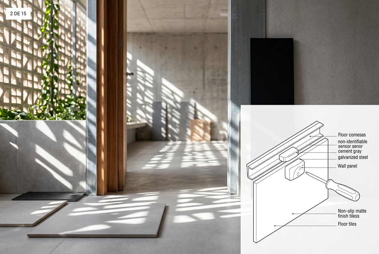 Projetos de casas adaptadas para idosos: sensor de presença de iluminação