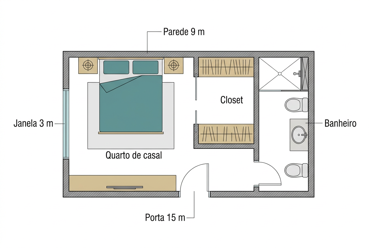 O programa (conjunto de usos, ambientes, equipamentos e necessidades que o projeto deve atender) deve ser