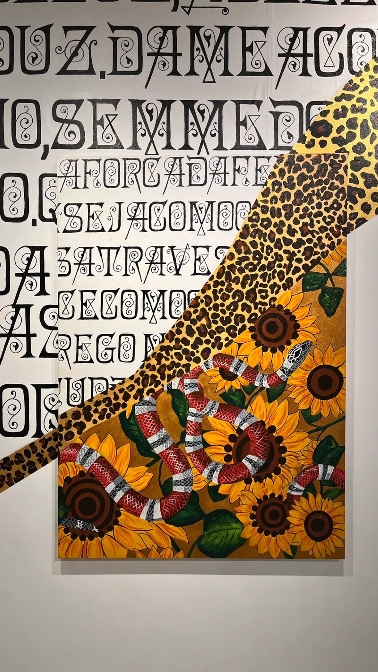  Vista da exposição Encantaria de Iara, de Ananda Nahu, na Galeria White Box, Hotel Rosewood São Paulo. Foto: Kaue Aguirre