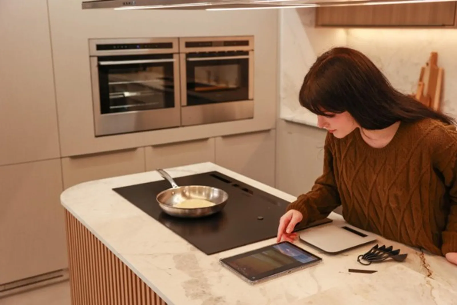 A tecnologia não determina como você cozinha. Ela acompanha a maneira como você gosta de cozinhar.