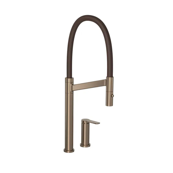 Misturador Monocomando Colore Mesa Corten Matte e Marrom — Deca